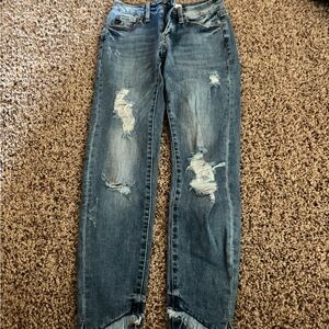 Kan Kan Distressed Blue Women's Jeans